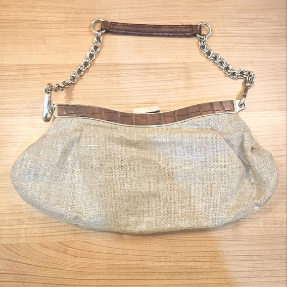 🔥Nine West vintage silver clutch purse handbag - Picture 3 of 7